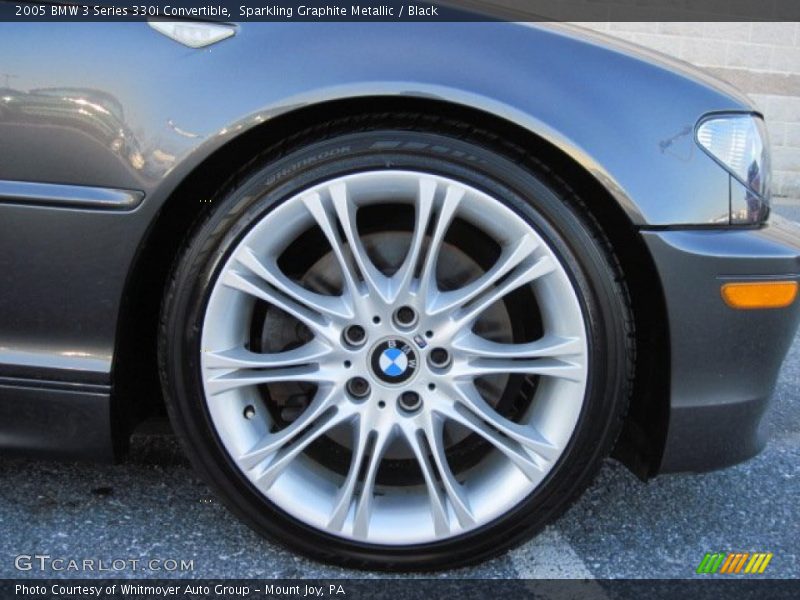 Sparkling Graphite Metallic / Black 2005 BMW 3 Series 330i Convertible