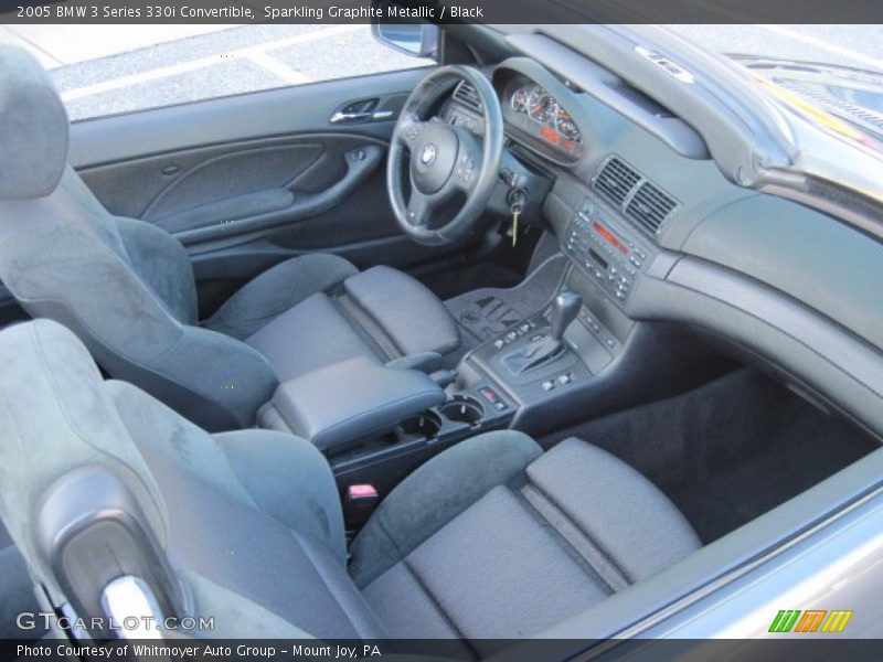 Sparkling Graphite Metallic / Black 2005 BMW 3 Series 330i Convertible