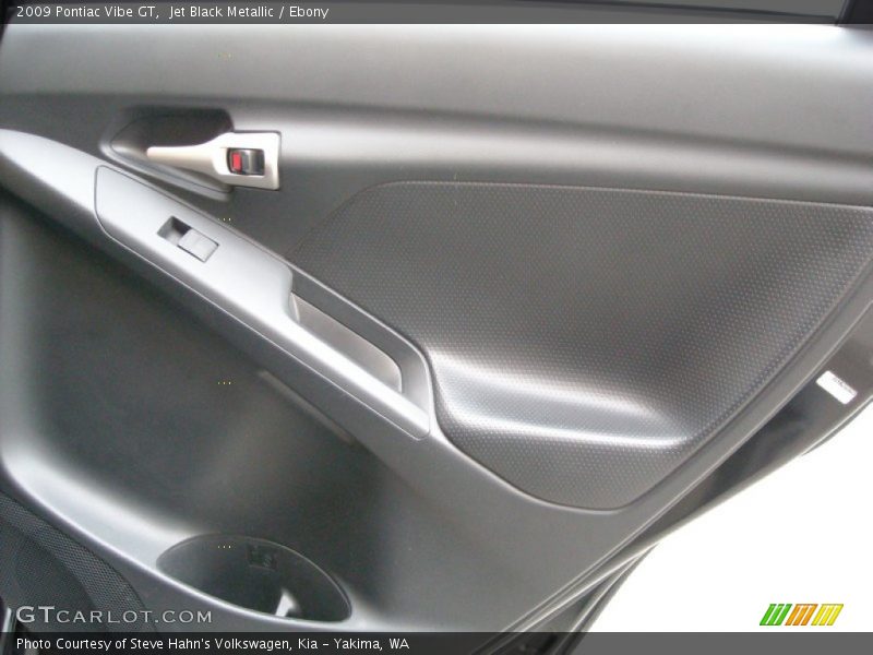 Jet Black Metallic / Ebony 2009 Pontiac Vibe GT