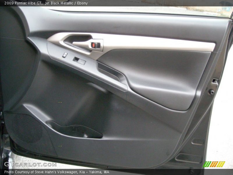 Jet Black Metallic / Ebony 2009 Pontiac Vibe GT