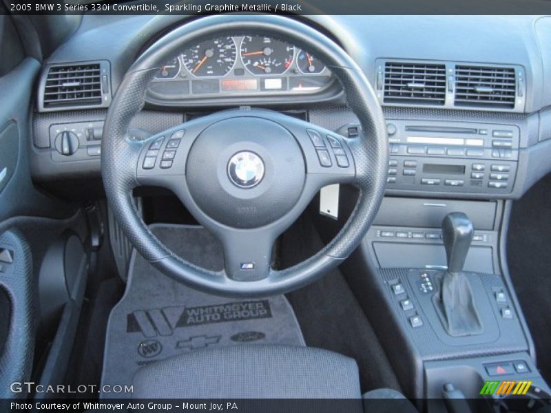 Sparkling Graphite Metallic / Black 2005 BMW 3 Series 330i Convertible