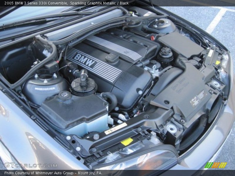 Sparkling Graphite Metallic / Black 2005 BMW 3 Series 330i Convertible