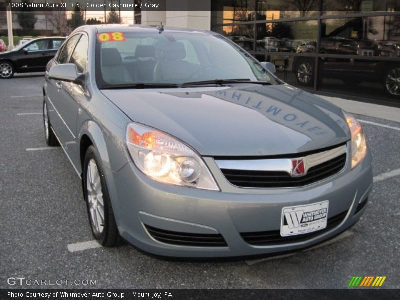 Golden Cashmere / Gray 2008 Saturn Aura XE 3.5
