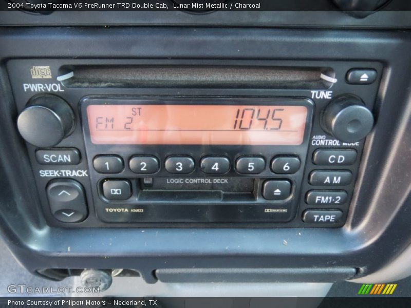 Lunar Mist Metallic / Charcoal 2004 Toyota Tacoma V6 PreRunner TRD Double Cab