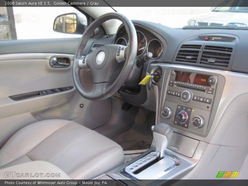 Golden Cashmere / Gray 2008 Saturn Aura XE 3.5
