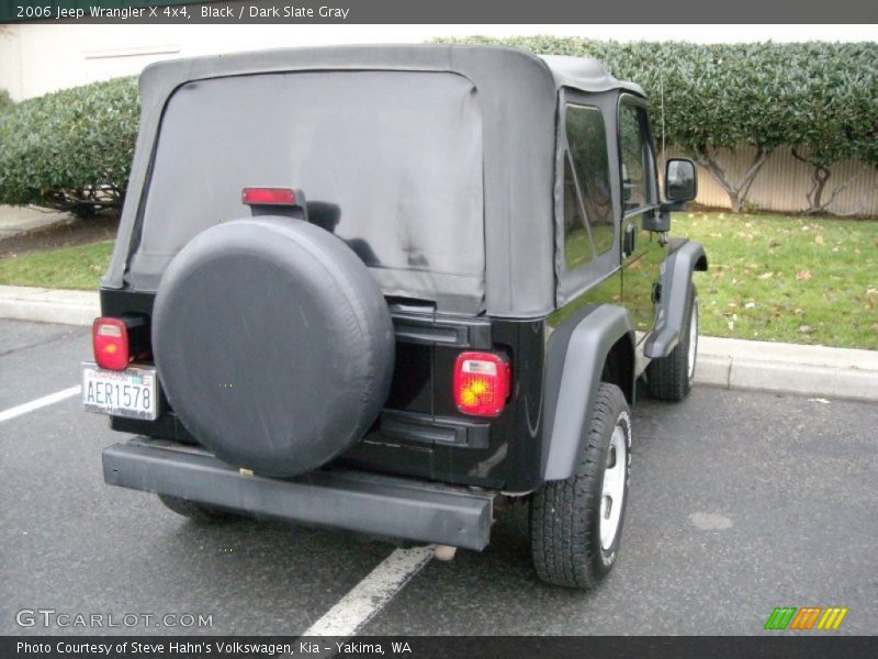 Black / Dark Slate Gray 2006 Jeep Wrangler X 4x4