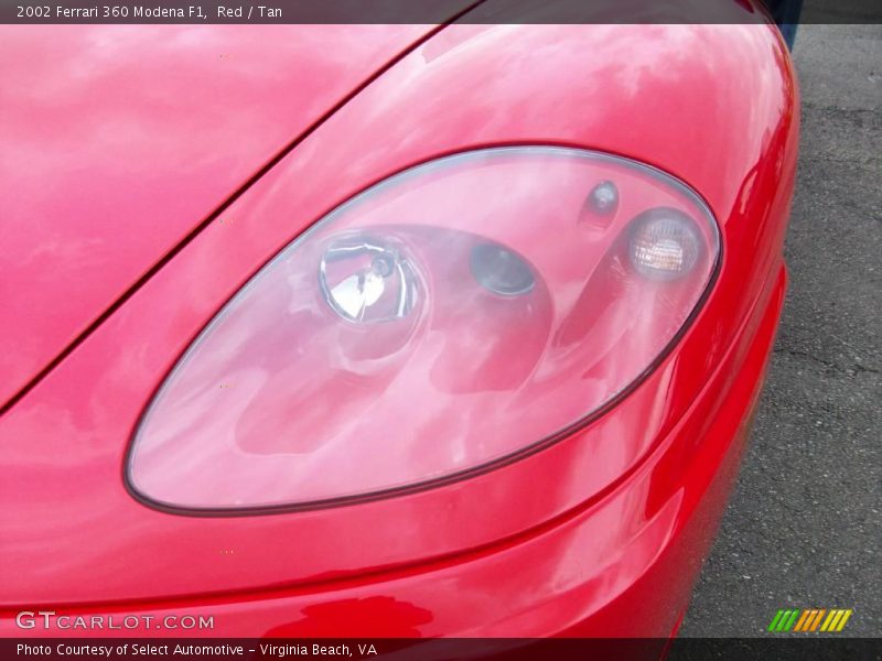 Red / Tan 2002 Ferrari 360 Modena F1