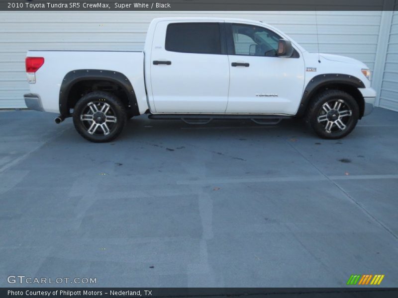 Super White / Black 2010 Toyota Tundra SR5 CrewMax