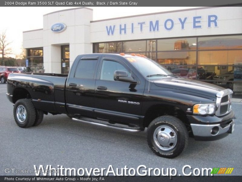 Black / Dark Slate Gray 2004 Dodge Ram 3500 SLT Quad Cab 4x4 Dually