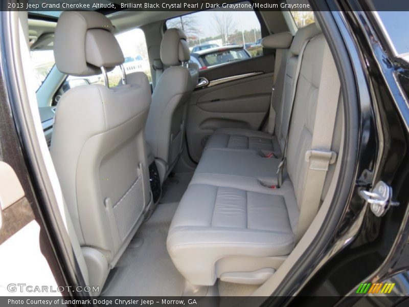 Rear Seat of 2013 Grand Cherokee Altitude