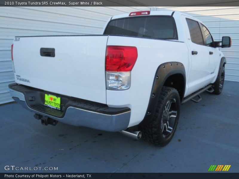 Super White / Black 2010 Toyota Tundra SR5 CrewMax
