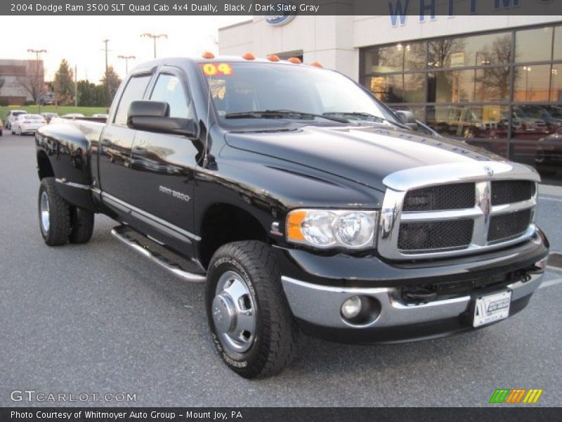 Black / Dark Slate Gray 2004 Dodge Ram 3500 SLT Quad Cab 4x4 Dually