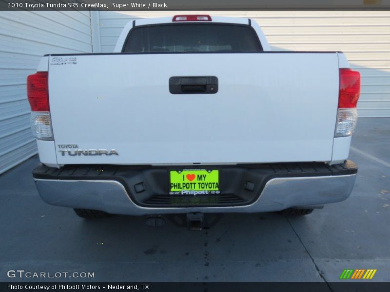 Super White / Black 2010 Toyota Tundra SR5 CrewMax