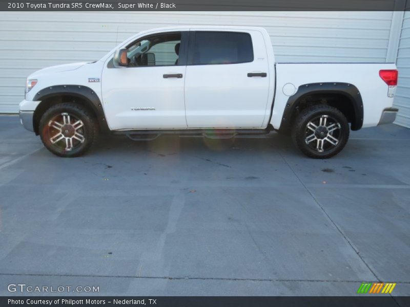 Super White / Black 2010 Toyota Tundra SR5 CrewMax