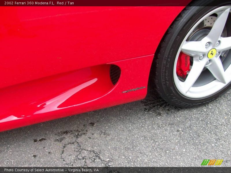 Red / Tan 2002 Ferrari 360 Modena F1