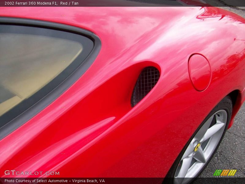 Red / Tan 2002 Ferrari 360 Modena F1