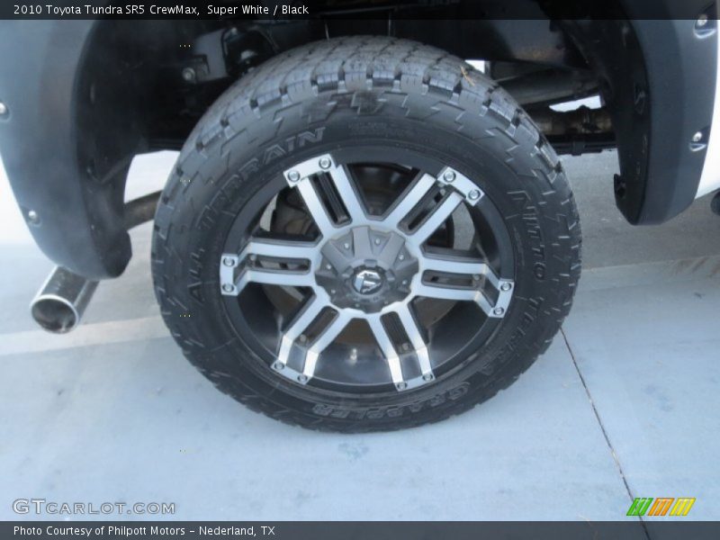 Super White / Black 2010 Toyota Tundra SR5 CrewMax