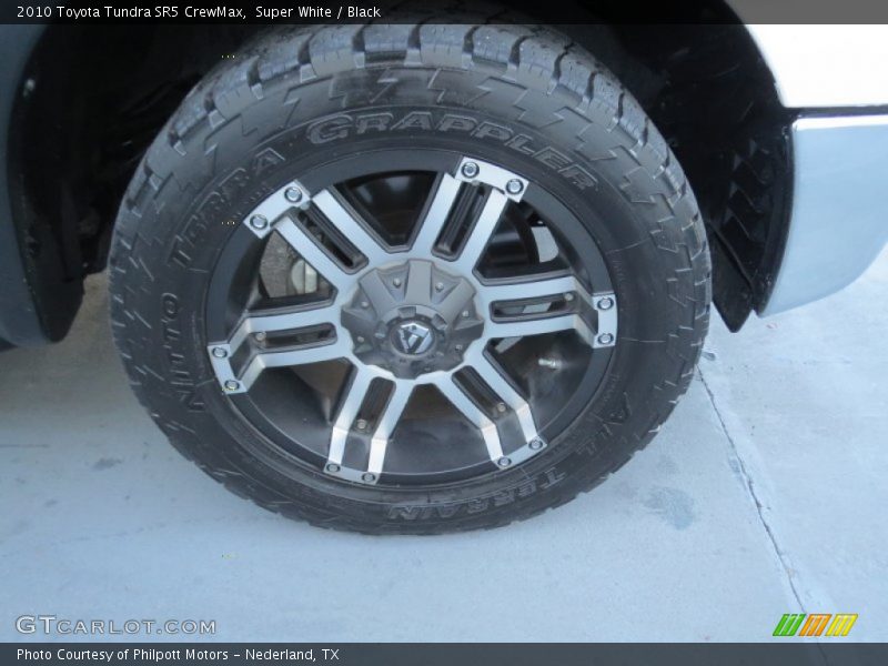 Super White / Black 2010 Toyota Tundra SR5 CrewMax
