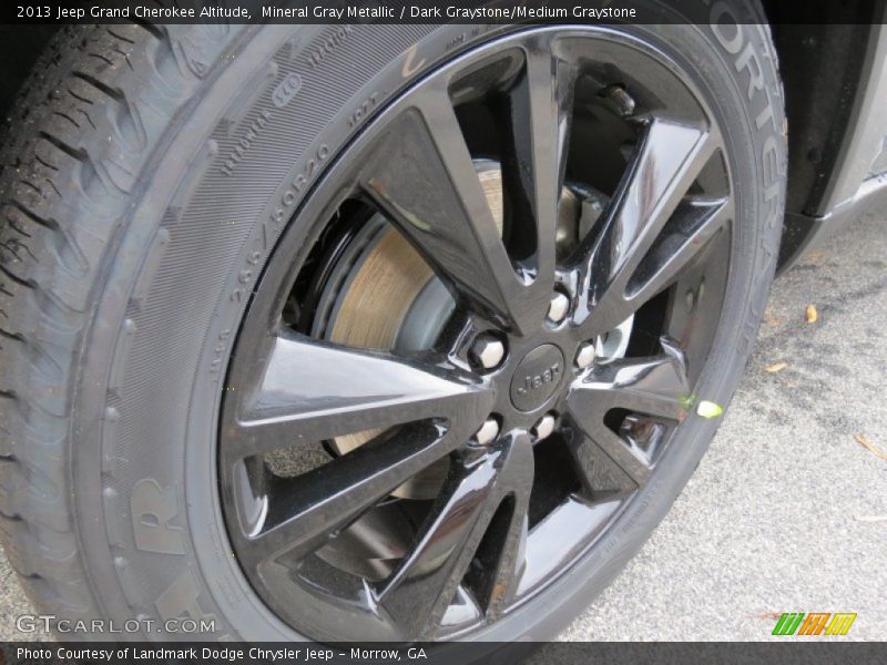 Mineral Gray Metallic / Dark Graystone/Medium Graystone 2013 Jeep Grand Cherokee Altitude