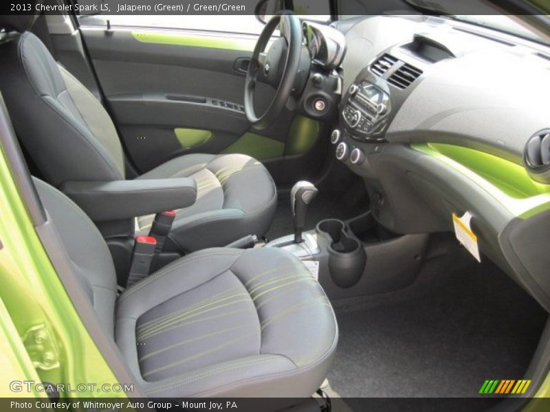  2013 Spark LS Green/Green Interior