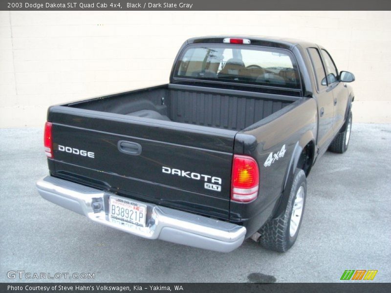 Black / Dark Slate Gray 2003 Dodge Dakota SLT Quad Cab 4x4