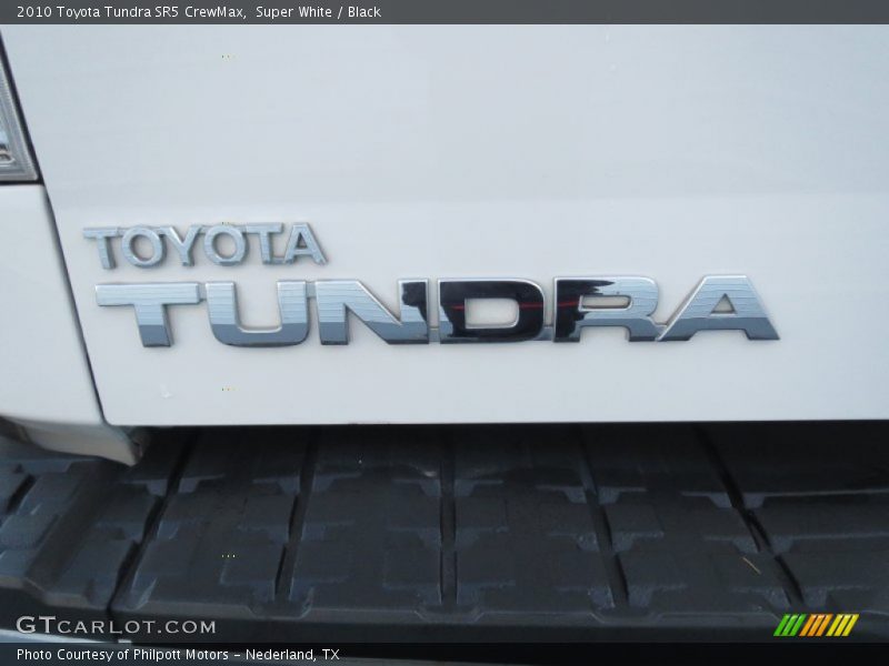 Super White / Black 2010 Toyota Tundra SR5 CrewMax