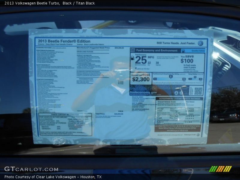 Black / Titan Black 2013 Volkswagen Beetle Turbo
