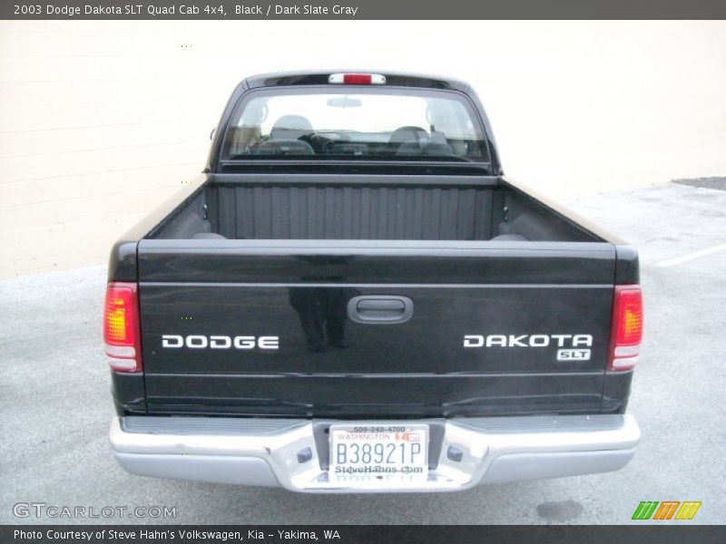 Black / Dark Slate Gray 2003 Dodge Dakota SLT Quad Cab 4x4