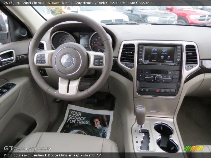 Dashboard of 2013 Grand Cherokee Altitude