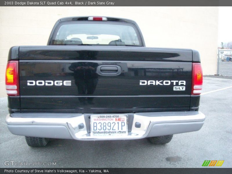 Black / Dark Slate Gray 2003 Dodge Dakota SLT Quad Cab 4x4