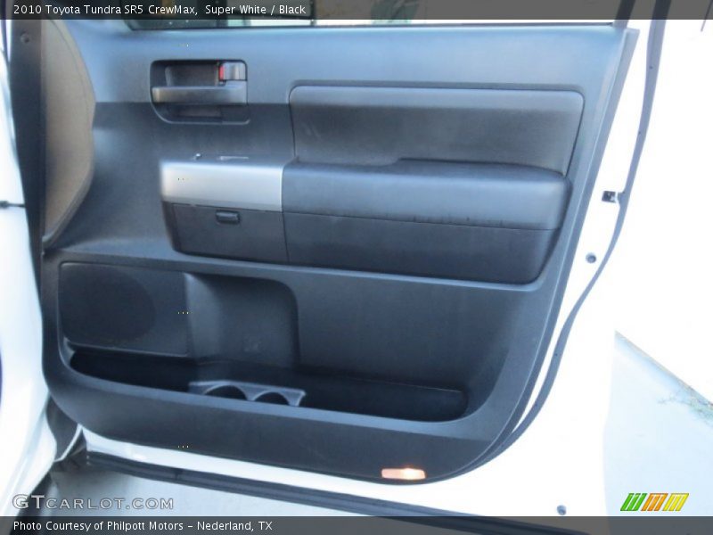 Super White / Black 2010 Toyota Tundra SR5 CrewMax