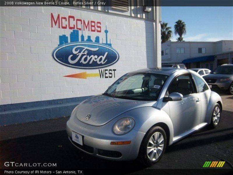 Reflex Silver / Grey 2008 Volkswagen New Beetle S Coupe
