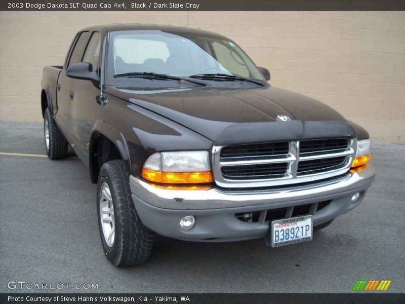Black / Dark Slate Gray 2003 Dodge Dakota SLT Quad Cab 4x4