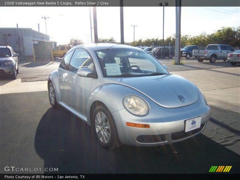 Reflex Silver / Grey 2008 Volkswagen New Beetle S Coupe