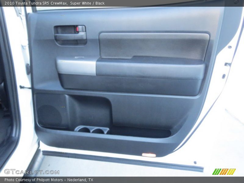 Super White / Black 2010 Toyota Tundra SR5 CrewMax