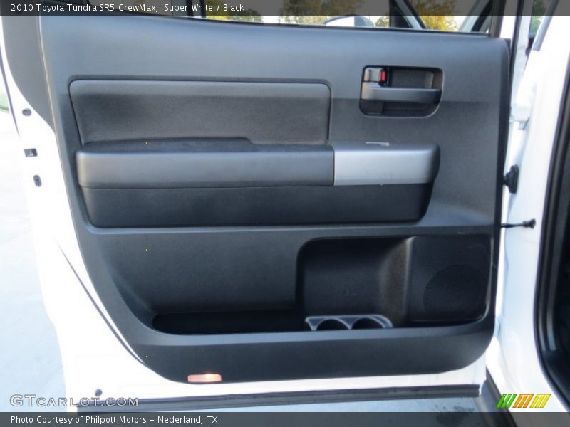 Super White / Black 2010 Toyota Tundra SR5 CrewMax