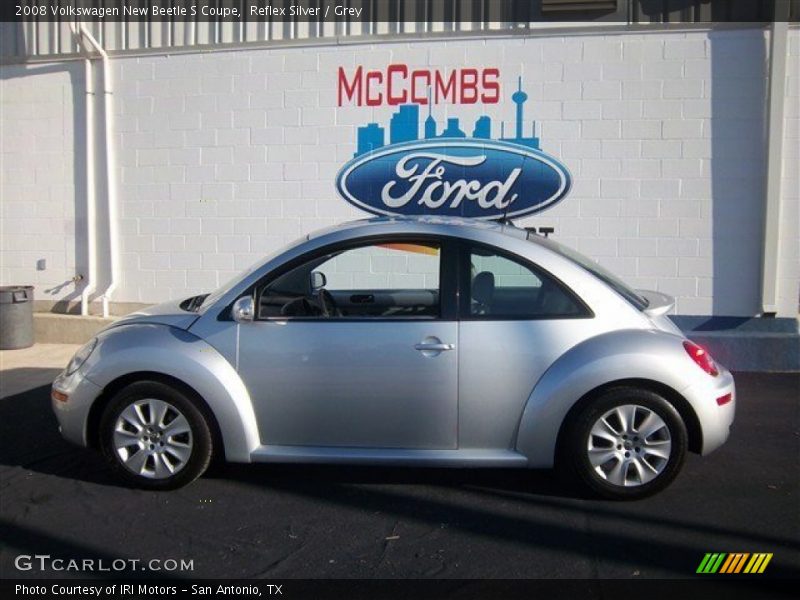 Reflex Silver / Grey 2008 Volkswagen New Beetle S Coupe