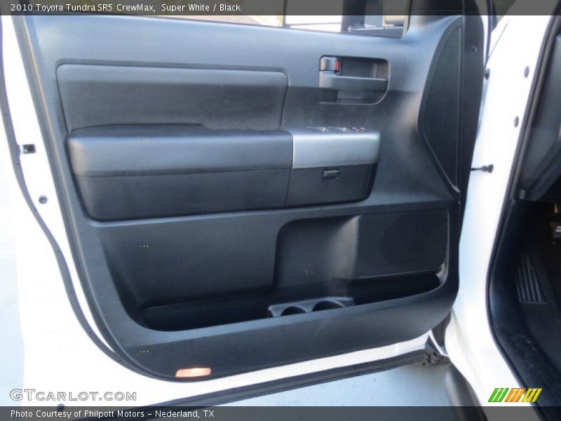 Super White / Black 2010 Toyota Tundra SR5 CrewMax