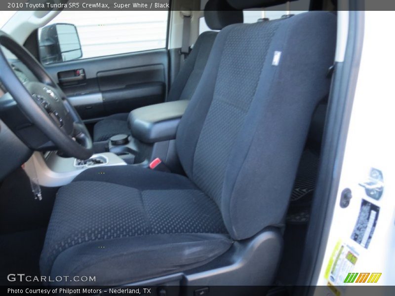 Super White / Black 2010 Toyota Tundra SR5 CrewMax