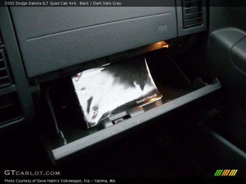 Black / Dark Slate Gray 2003 Dodge Dakota SLT Quad Cab 4x4