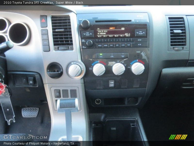 Super White / Black 2010 Toyota Tundra SR5 CrewMax