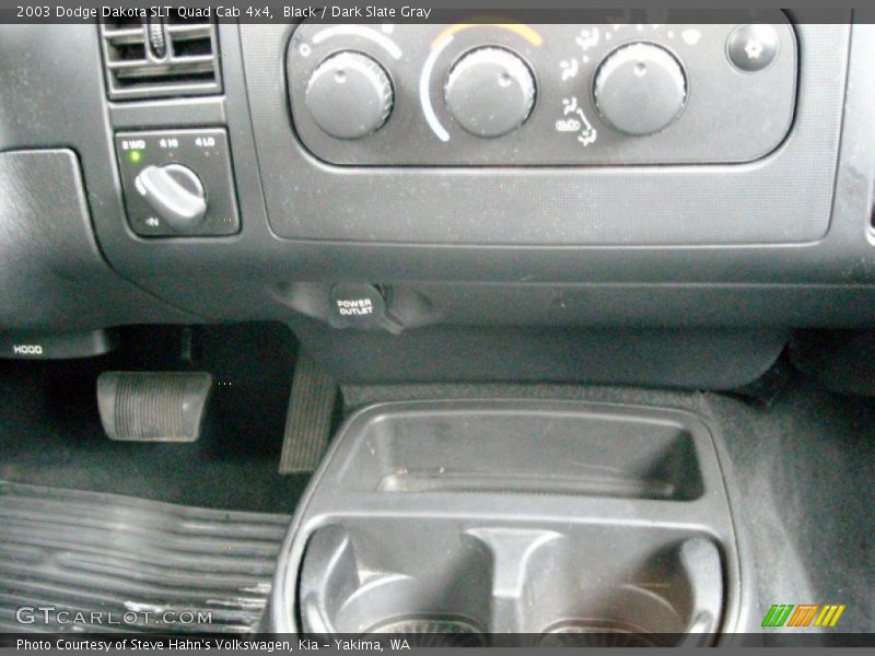 Black / Dark Slate Gray 2003 Dodge Dakota SLT Quad Cab 4x4