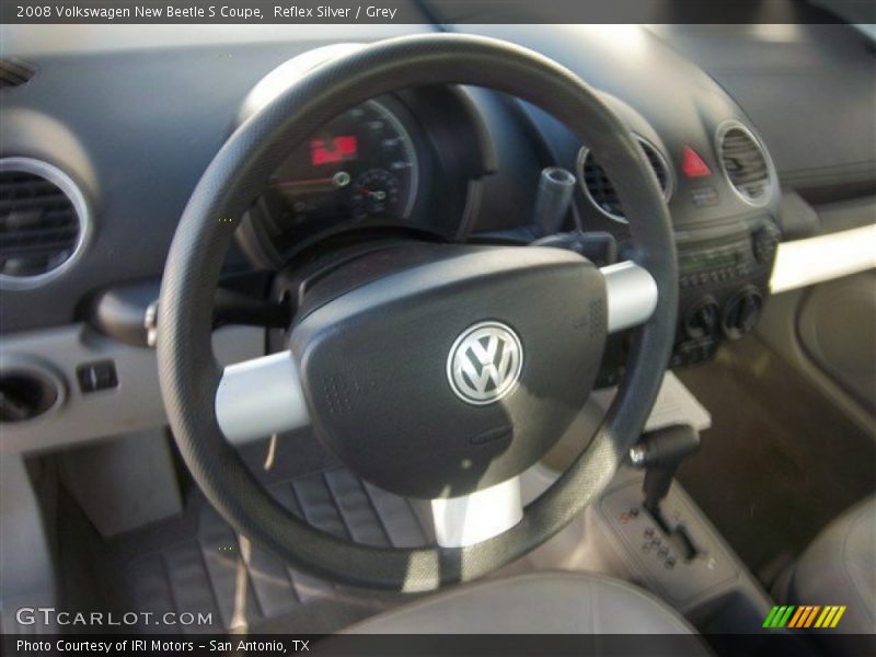Reflex Silver / Grey 2008 Volkswagen New Beetle S Coupe