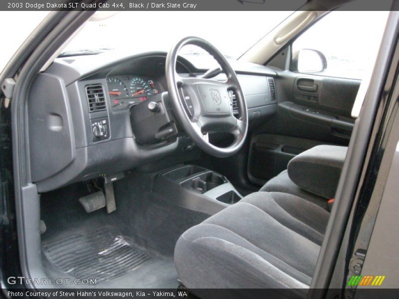 Black / Dark Slate Gray 2003 Dodge Dakota SLT Quad Cab 4x4