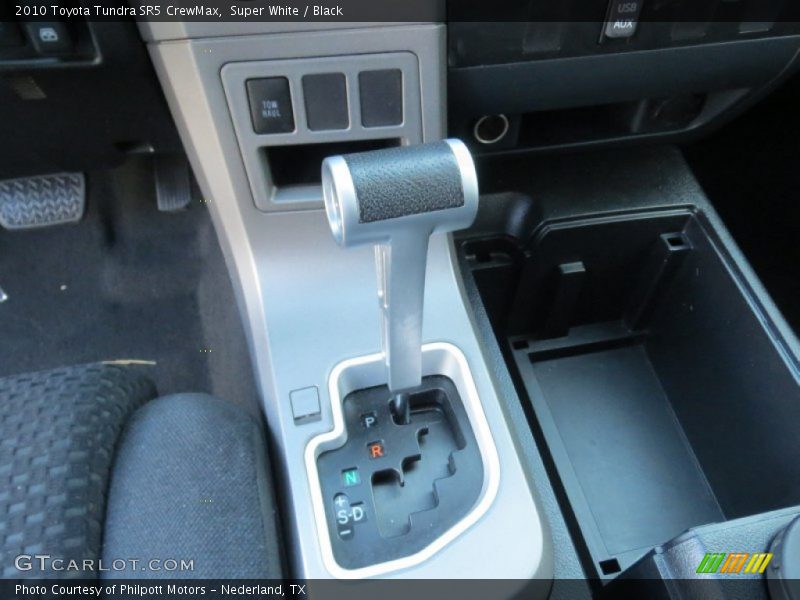 Super White / Black 2010 Toyota Tundra SR5 CrewMax