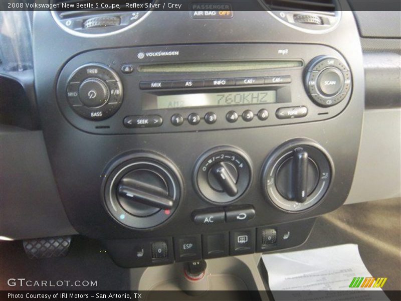 Reflex Silver / Grey 2008 Volkswagen New Beetle S Coupe