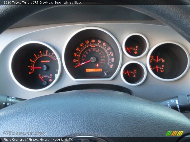 Super White / Black 2010 Toyota Tundra SR5 CrewMax