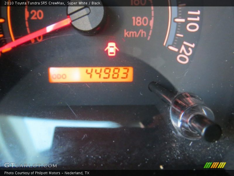 Super White / Black 2010 Toyota Tundra SR5 CrewMax