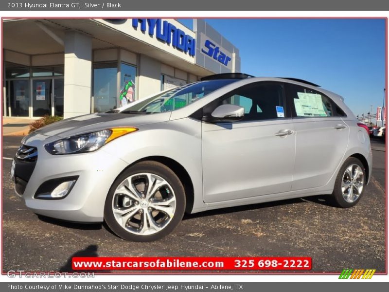 Silver / Black 2013 Hyundai Elantra GT