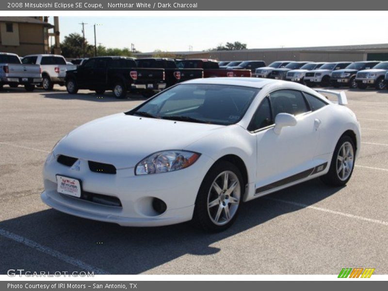 Northstar White / Dark Charcoal 2008 Mitsubishi Eclipse SE Coupe